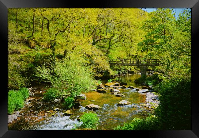 The Bridge at Rockford Framed Print by graham young