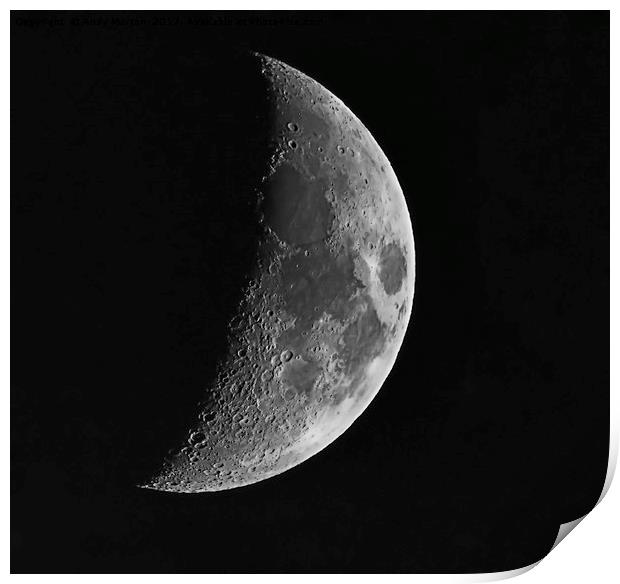Half Moon Print by Andy Morton