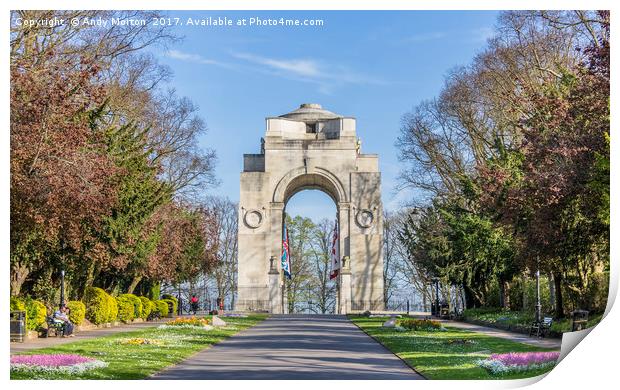 Arch of Remembrance Print by Andy Morton