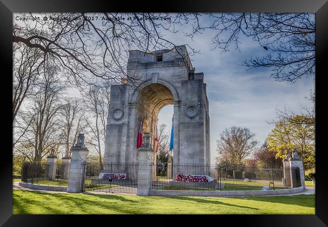 Arch of Remembrance Framed Print by Andy Morton