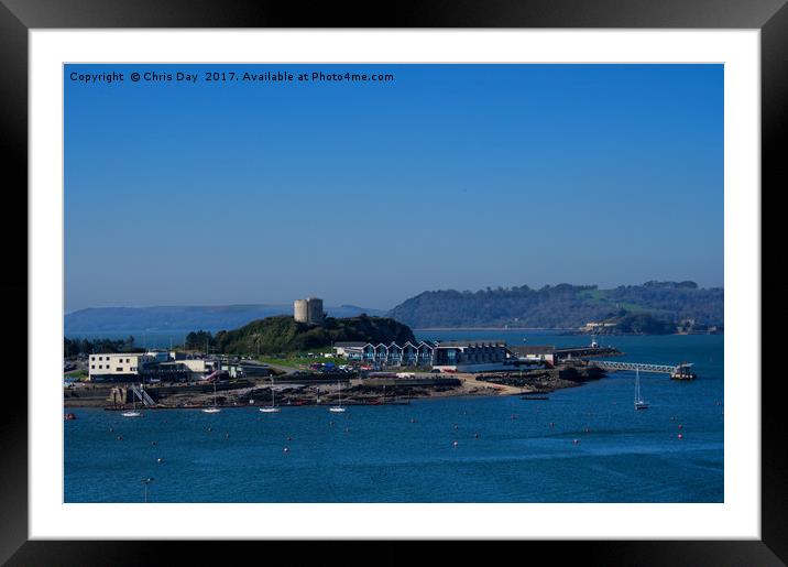 Mount Batten Plymouth Framed Mounted Print by Chris Day