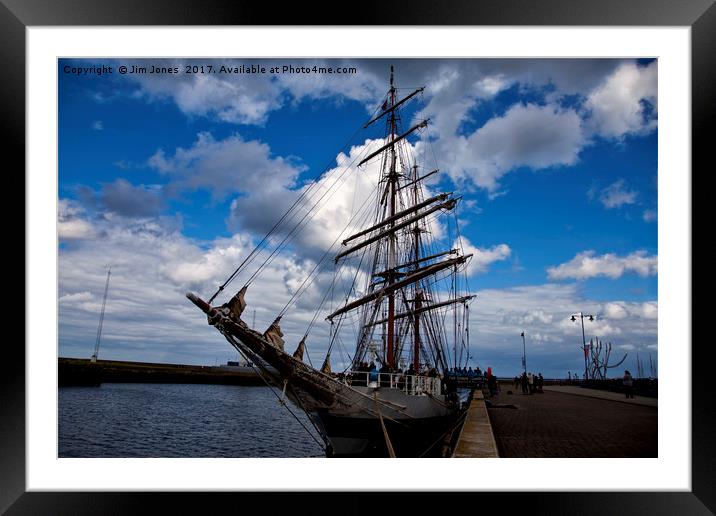 End of the voyage Framed Mounted Print by Jim Jones