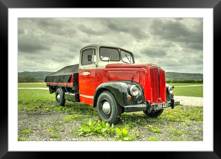 Morris Commercial Pickup  Framed Mounted Print by Rob Hawkins