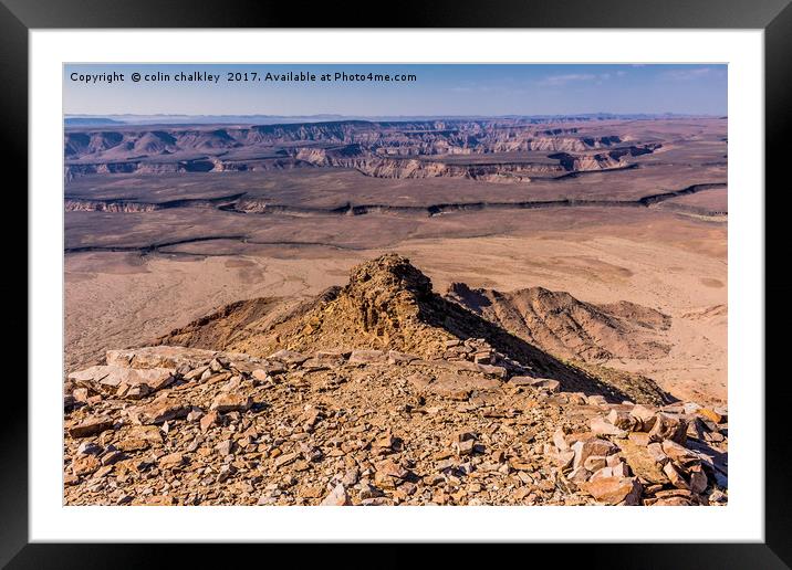 Desolation... Framed Mounted Print by colin chalkley