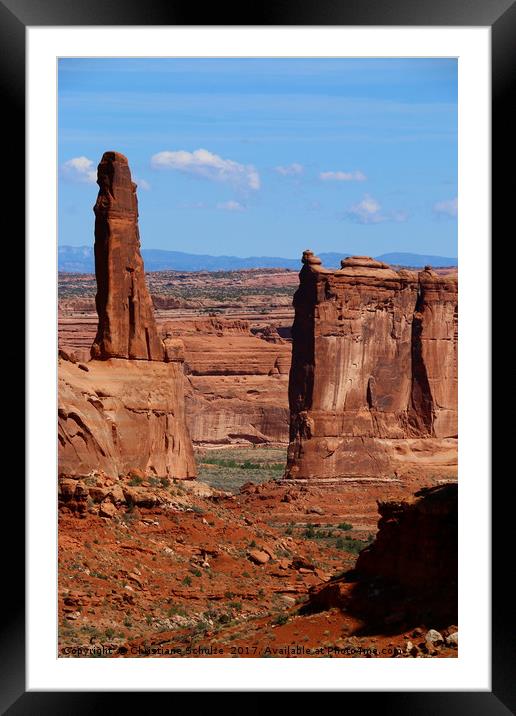 A Majestic View  Framed Mounted Print by Christiane Schulze