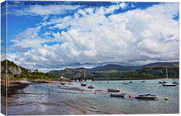 Barmouth Harbour Canvas Print by Frank Irwin