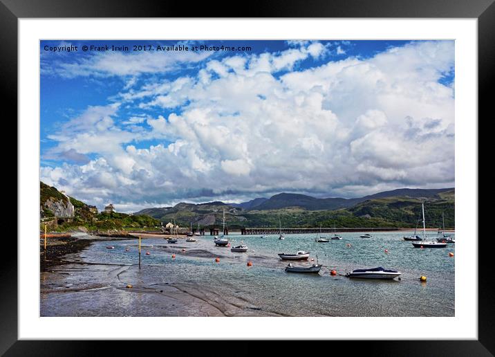 Barmouth Harbour Framed Mounted Print by Frank Irwin