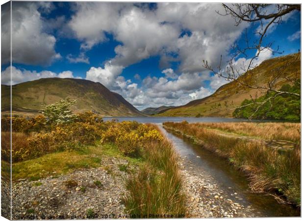 Crummock Water Canvas Print by yvonne & paul carroll