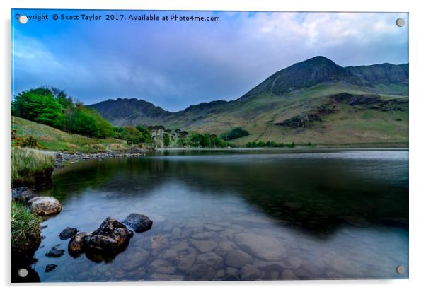 Buttermere, English Lake District Acrylic by Scott Taylor
