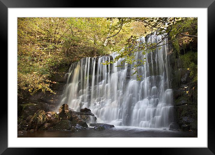 Scale Haw Falls - Hebden Framed Mounted Print by Steve Glover