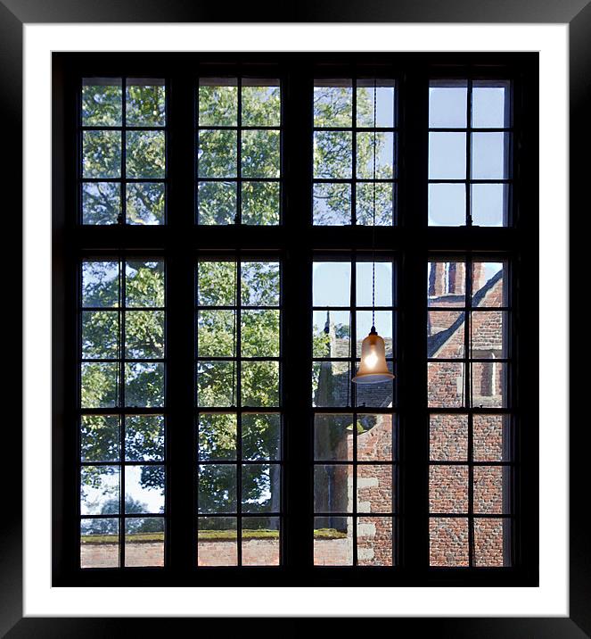 Through The Window Framed Mounted Print by Mike Gorton
