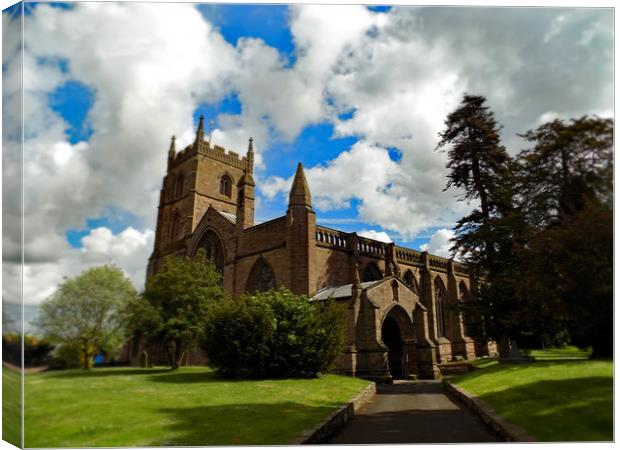 leominster priory Canvas Print by paul ratcliffe