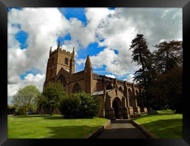 leominster priory Framed Print by paul ratcliffe