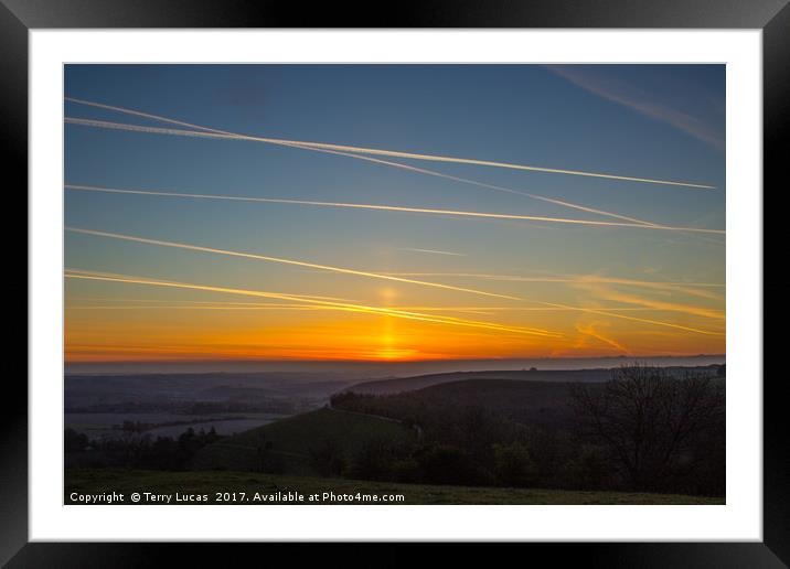 Dorset Dawn Framed Mounted Print by Terry Lucas