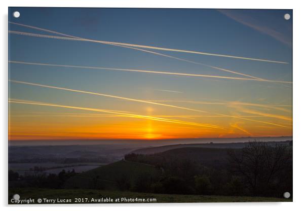 Dorset Dawn Acrylic by Terry Lucas