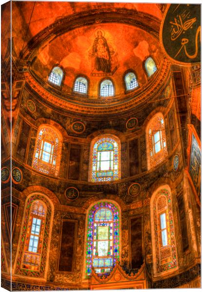Hagia Sophia Istanbul Canvas Print by David Pyatt