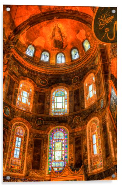 Hagia Sophia Istanbul Acrylic by David Pyatt