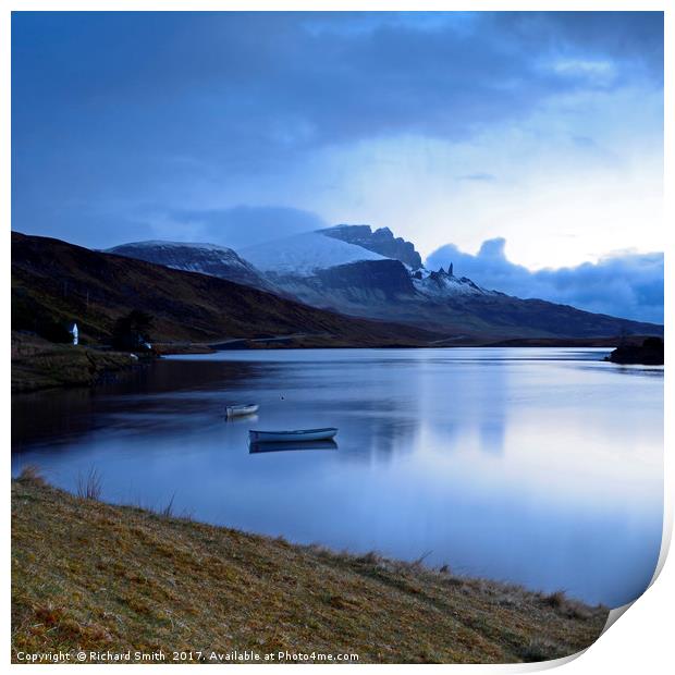   The Storr on a winters morn                      Print by Richard Smith