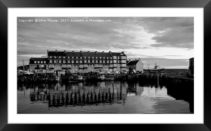 Bridport Harbour Framed Mounted Print by Chris Thaxter