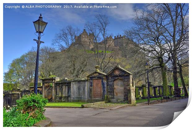 Edinburgh Castle, Scotland. Print by ALBA PHOTOGRAPHY