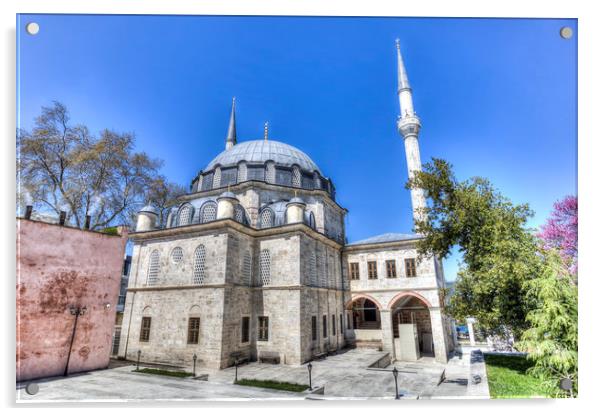 Istanbul Mosque Acrylic by David Pyatt