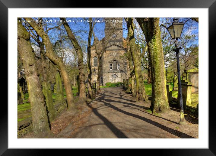 St. Cuthbert's Church, Edinburgh, Scotland. Framed Mounted Print by ALBA PHOTOGRAPHY