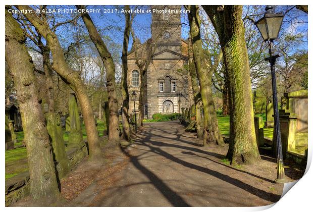St. Cuthbert's Church, Edinburgh, Scotland. Print by ALBA PHOTOGRAPHY