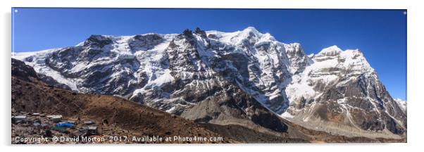 Mera Peak from Khare Acrylic by David Morton