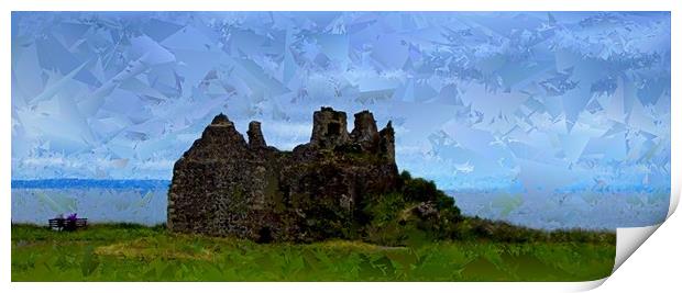 dunure castle Print by dale rys (LP)
