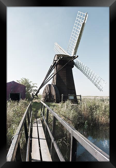 Herringfleet Mill Framed Print by Stephen Mole