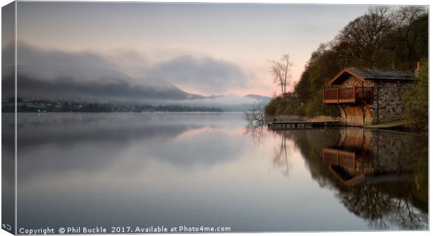Still on the Lake Canvas Print by Phil Buckle