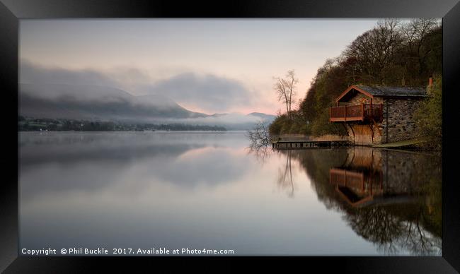 Still on the Lake Framed Print by Phil Buckle