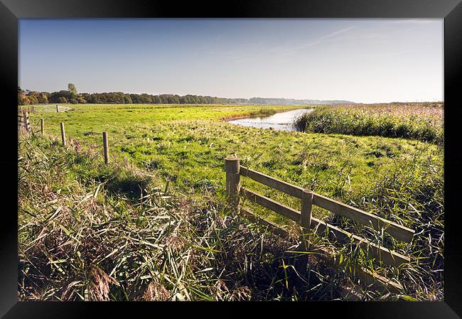 Herringfleet Marshes Framed Print by Stephen Mole