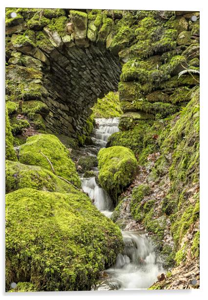 Majestic Waterfall Archway Acrylic by James Marsden