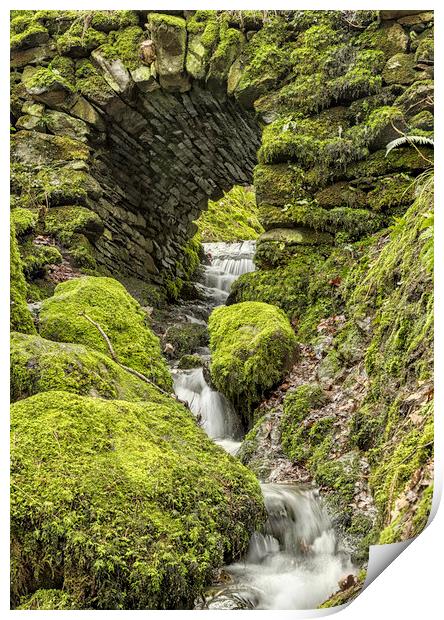 Majestic Waterfall Archway Print by James Marsden