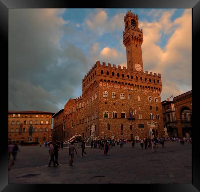 palazzo vecchio Framed Print by paul ratcliffe
