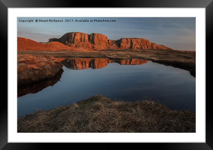 Rubha Hunish Sunset, Isle of Skye Framed Mounted Print by Stuart McGeown