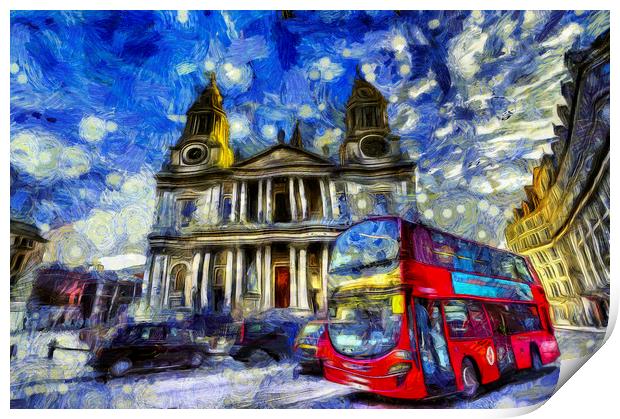 Vincent Van Gogh London Print by David Pyatt