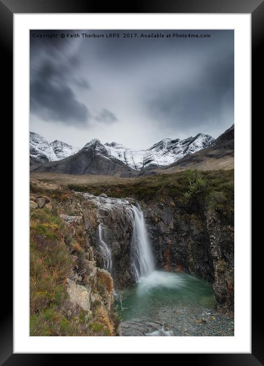 Fairy Pools of River Brittle Framed Mounted Print by Keith Thorburn EFIAP/b