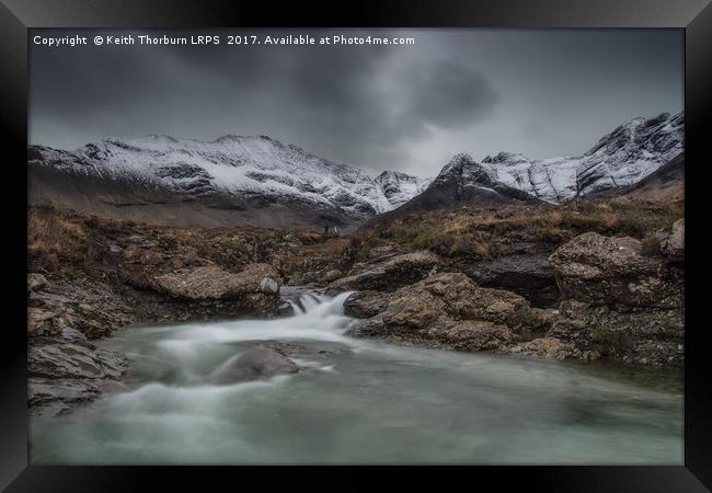 Fairy Pools of River Brittle Framed Print by Keith Thorburn EFIAP/b