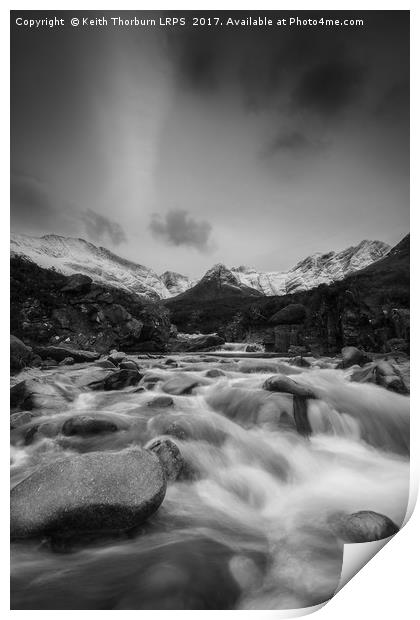 Fairy Pools of River Brittle Print by Keith Thorburn EFIAP/b