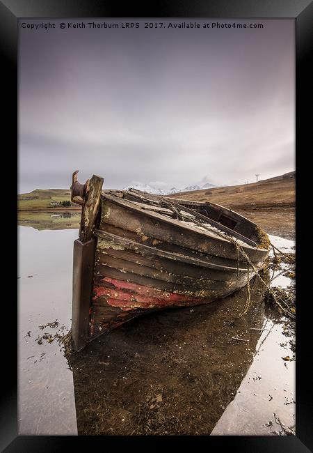 MacNab Bay Old Boat Framed Print by Keith Thorburn EFIAP/b
