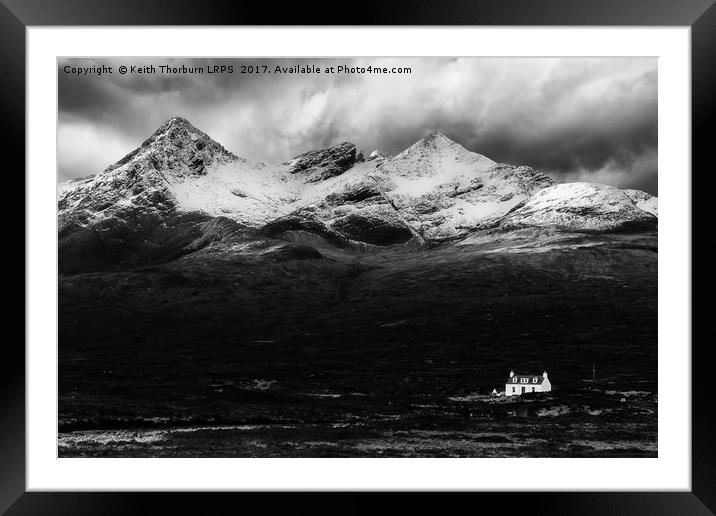 Sgurr nan Gillean Viewpoint Framed Mounted Print by Keith Thorburn EFIAP/b