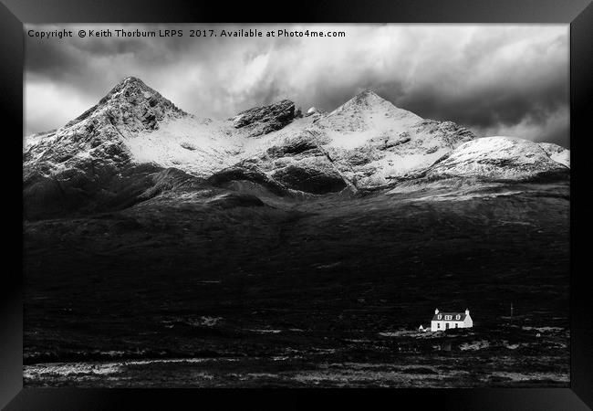 Sgurr nan Gillean Viewpoint Framed Print by Keith Thorburn EFIAP/b