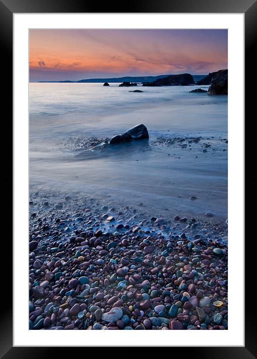 Tidal Rush Framed Mounted Print by Mark Robson