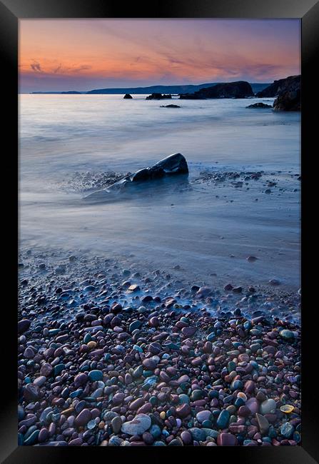 Tidal Rush Framed Print by Mark Robson