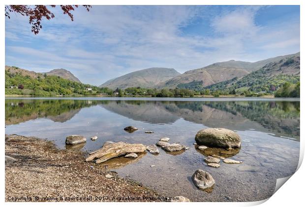 Grasmere Lake Print by yvonne & paul carroll