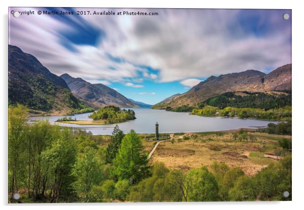 Glenfinnan and Loch Shiel Acrylic by K7 Photography