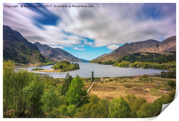 Glenfinnan and Loch Shiel Print by K7 Photography