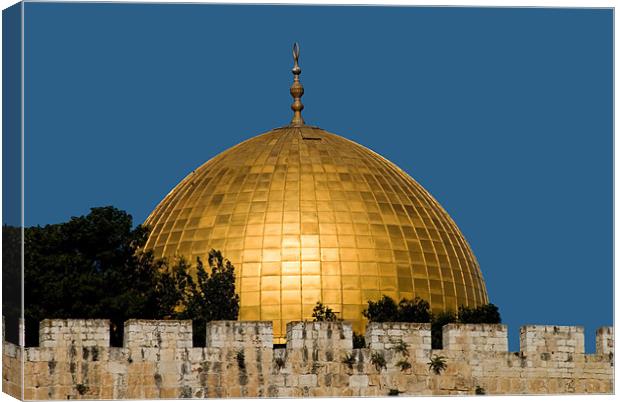 Dome of the Rock Canvas Print by Mary Lane